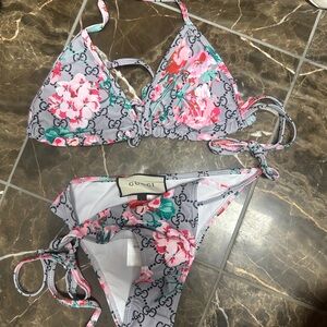 Gucci Floral GG Swimsuit Bikini
